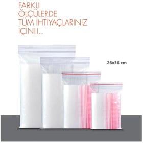Resim Akalın Professional Cleaning Products Patlamaz Yırtılmaz Kilitli Poşet TorbaKilitli Poşet Torba 26x36 Cm 100'lü 