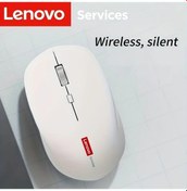 Resim Topshop1 Lenovo White Kablosuz Sessiz Mouse Usb Mini Alıcılı Taşınabilir Ergonomik - 