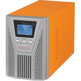 Resim Makelsan Powerback Plus Serisi 1 Kva Online 1f-1f 2-9ah Akü Kesintisiz Güç Kaynağı 