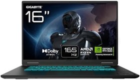 Resim GIGABYTE GAMING A16 Gaming Notebook, 16 inç 165Hz Full HD 16:10 IPS Ekran, AMD Ryzen 7 260, NVIDIA GeForce RTX 5070 8GB GDDR7, 16GB DDR5 RAM, 1TB SSD, Free DOS 