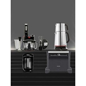 Resim Homend Premium Serisi Siyah Elektronik Çeyiz Seti 