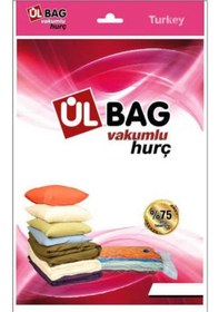 Resim 1 Adet Maxi Jumbo Boy 90 Cm X 120 Cm Çift Kişilik Yorgan Vakumlu Hurç - Vakumlu Poşet Şeffaf 