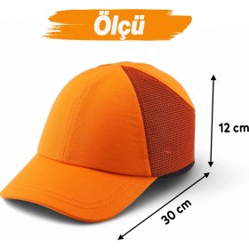 Resim Hafif Iş Güvenlik Darbe Koruyucu Koruma Baş Şapkası Bareti Unisex Kamuflaj Beyzbol Tarzı Kask Şapka 