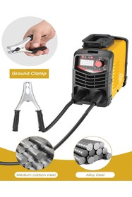 Resim MOONSHOP Yerli Montaj MMA-200 Amper Profesyonel Dijital Göstergeli Çift Kart Soğutmalı İnverter Kaynak 