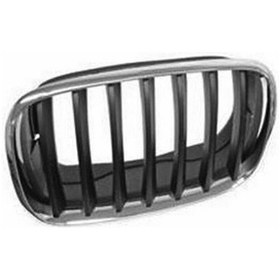 Resim Bmw X5 E70 Ön Panjur Krom Siyah Sol 2007- 51137157687 
