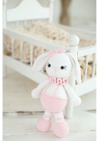 Resim Amigurumi Organik Uyku Arkadaşı Tavşan 