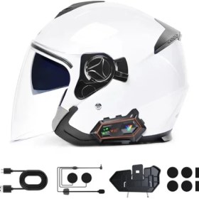 Resim Y20 Max Kablosuz Motosiklet Kask Intercom Nemere 