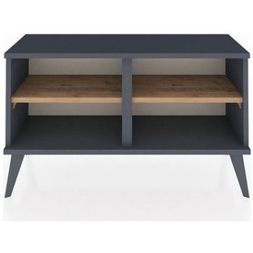 Resim Arges Şifonyer 2 Raflı 88x30x48 Antrasit-antrasit/çam Antrasit/çam 