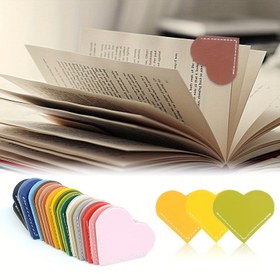 Resim 1 adet El Yapımı Vintage Suni Deri Kitap İşaretleri Kitap Mini Köşe Sayfa İşaretleyici Suni Deri Kitap İşareti Okuyucu Öğretmen Hediyesi 