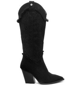 Resim Pierre Cardin Pcı-11164 Kadın Topuklu Çizme Siyah-siyah Siyah 
