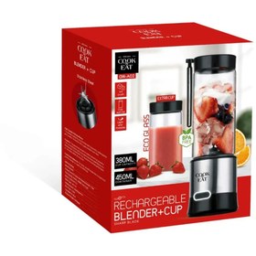 Resim Fillikutum Taşınabilir Metal Kişisel Blender Shake'n Smoothies Blender Keskin Bıçaklı Ekstra Cup 