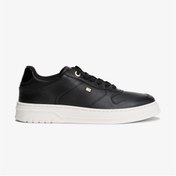 Resim Tommy Hilfiger Sporty Cupsole Leather Kadın Siyah Sneaker 