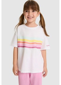 Resim U.s. Polo Assn. Kız Çocuk Beyaz Tişört 50325698-vr013 