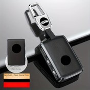 Resim Volvo XC60, S90, S60, XC40, XC90, V60, V90 için Premium Alüminyum Alaşımlı Anahtarlık Kılıfı - Dayanıklı Araç İç Aksesuarı 