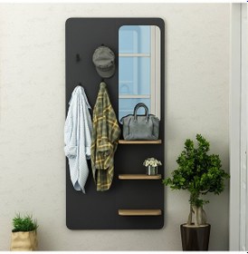 Resim Buket Duvara Monte Askılık Antrasit 