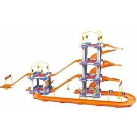 Resim Süper Otopark Garaj Seti 6 Katlı Oyuncak Süper Otopark 