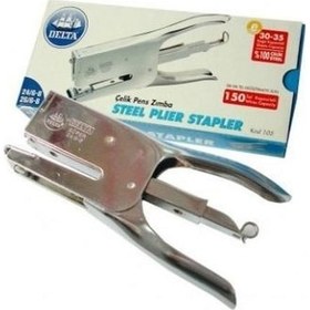 Resim Delta 105 Çelik Pens Zımba Makinesi 24/6-24/8 Zımba Teli Kullan 