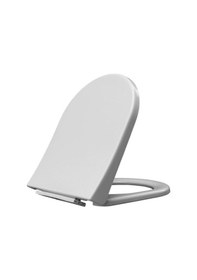 Resim Visam Mimoza Üstten Sıkma Klozet Kapağı Yavaş Beyaz 