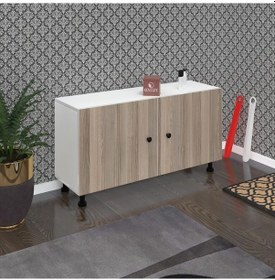 Resim Kenzlife Ayakkabılık Yemeni3 Crdbyz 53 120 32 Kapaklı 3 Raflı 18 Çift Ayakkabı Kapasitesi Ahşap 