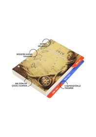 Resim 2K 2026 Yeni Yıl Ajanda Yedeği 4 Delikli Tarihli Çizgili 15 X 21 CM 2K Organizer Ajanda Yedeği Çok Renkli 