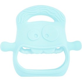 Resim Silikon Bebek Diş Kaşıyıcı Açık Mavi 