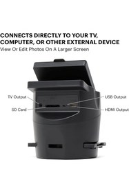 Resim Kodak Film Tarayıcı, 35mm, 8mm, 126, Super 8 Negatif ve Slaytları JPEG'e Dönüştürün 