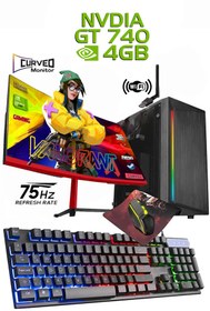 Resim DMC N169x (GTA 5) I7-860,16gb Ram,256gb Ssd,4gb Gt740 Ekran Kartı,24"curved Oyuncu Masaüstü Bilgisayar 