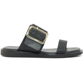 Resim Kadın Deyla Düz Terlik-siyah Siyah 