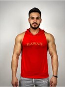 Resim Black İstanbul Hawaii Baskılı Kapşonlu Sporcu Atleti 