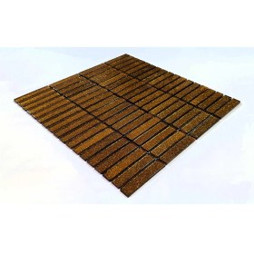 Resim MozaiKristaL Mutfak Tezgah Arası ve Iç Dekorasyonda Tüm Yüzeyler Için Kristal Cam Mozaik. Cam Ölçüleri: 15X73X4 Mm. File Ölçüsü: 30X30 Cm. ( 1 Koli = 11 File karo = 1 m2 Fiyatıdır ) 
