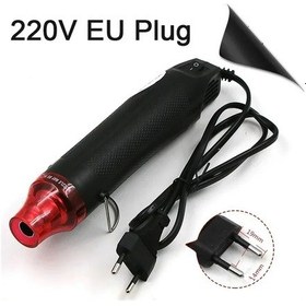 Resim 220 V/110 V Standart Dıy Sıcak Hava Tabancası Cep Telefonu Tamir Aracı Saç 220v Eu Plug 