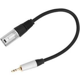 Resim Yaleker 3.5mm Erkekden Xlr Erkeğe Mikrofon Ses Kablosu - Kameralar Ve Canlı Yayınlar İçin Ses Aktarımı 