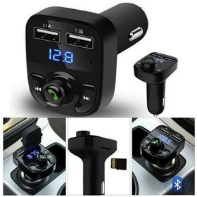 Resim 9046417464647 - Bluetooth Kablosuz Araç Kiti Ve Hızlı Şarj Cihazı Bakır Sargı Akım Korumalı Fm Transmitter Net Ses Aktarımı 