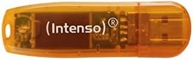 Resim Intenso Rainbow Line USB bellek 64GB Turuncu 3502490 