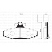 Resim SANGSIN ÖN BALATA A6 2.7T QUATTRO 1997-2005 ARKA BALATA DİSK SSANGYONG MUSSO 1995 KORANDO 2002 4841305000 48413050A0 WVA23242 