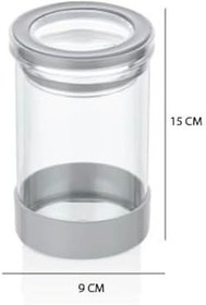 Resim Vip Ahmet Yuvarlak Saklama Kabı 650 Ml Stand 