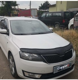 Resim Eurocap Skoda Rapıd Ön Kaput Koruyucu Rüzgarlığı 3Mm Akrilik Abs 