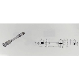 Resim Yt27 Esnek Asma Klozet Taharet Çubuğu Küresel Uçlu Düz Baglantılı 90mm Diğer 