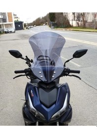 Resim Motocam Abush Benice A-150 Ön Cam 2023-2026 Model 54cm Füme Renkli Sportif Model 