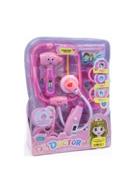 Resim Işıklı Oyuncak Doktor Seti Çocuklar İçin Eğitici Doktor Çantası 3+ Yaş 