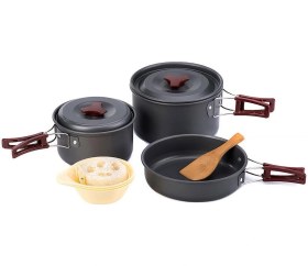 Resim Naturehike 2-3 Kişik Kamp Yemek Pişirme Seti Gri 