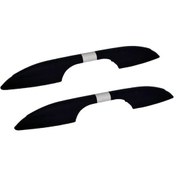 Resim Tavan Çıtası Mini Sörf Siyah Üzeri Gümüş 60cm Hj-rb803 B-sılver 1 Adet 