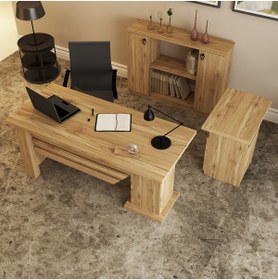 Resim Kalender Dekor Ophira-1-3-4 Ofis Büro Masası Takımı 