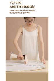 Resim ErginGroup LED Ekranlı El Tipi Portatif Seyehat Boy Elbise Giysi Kırışık Giderici Buharlı Dikey Ütü 1500 Watt 