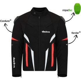 Resim 4 Mevsim Hörgüçlü Motosiklet Montu Sd Pro Speed 2 