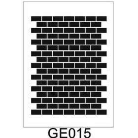 Resim Geometrik Desenler Stencil Şablon 35X50 Ge-015 