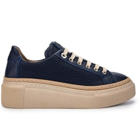 Resim Tamer Tanca Kadın Hakiki Deri Lacivert Sneakers & Spor Ayakkabı 