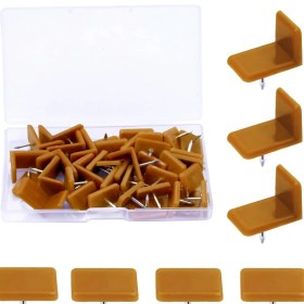 Resim Quirky Quar 40 Adet Yapıştırma Çekmecesi Kayar ve Slaytlar Mobilya Kayma Plastik Çekmecesi Çivi ile Slide Onarım Için Çivi (Yurt Dışından) 