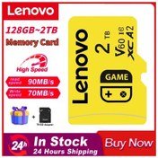Resim Lenovo 2 Tb 1 Tb Ultra Mikro Tf Sd Flash Bellek Kartı 128 Gb 256 Gb 1 Tb 512 Gb 64gb 