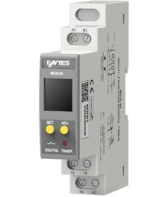 Resim Entes Mcb-25 ,ray/dın 24v..220vac/dc Kontak-1a1k Lcd Multi Zaman Röle 